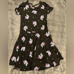 Unicorn print dress
